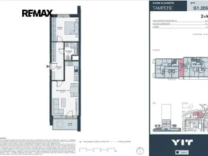 Pronájem bytu 2+kk, Praha - Hloubětín, Waltariho, 54 m2