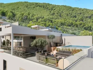 Prodej bytu 2+kk, Arbanija, Chorvatsko, 38 m2