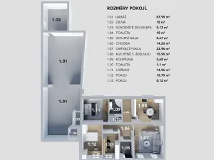 Prodej rodinného domu, Boleradice, 105 m2