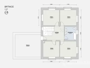 Prodej rodinného domu, Velké Popovice - Brtnice, 161 m2