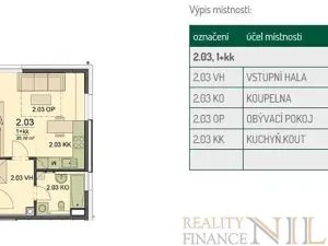Pronájem bytu 1+kk, Plzeň, Na Horničce, 35 m2