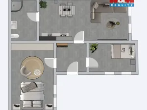 Pronájem bytu 2+1, Leština u Světlé - Štěpánov, 64 m2