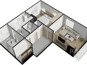 Prodej bytu 2+1, Záhoří, 57 m2