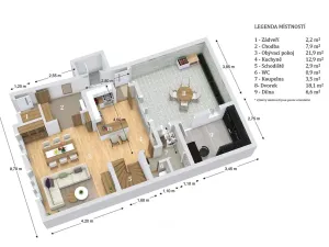 Prodej rodinného domu, Brno, Ruský vrch, 107 m2