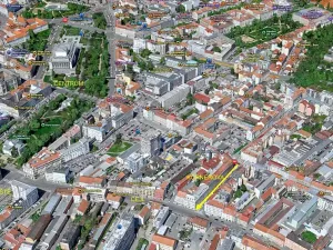 Pronájem bytu 1+1, Brno, Körnerova, 41 m2