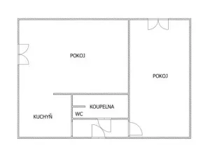 Pronájem bytu 2+kk, Žamberk, Školská, 35 m2