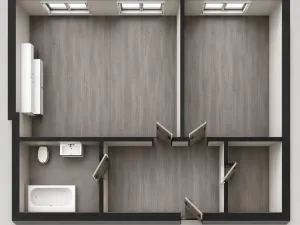 Pronájem bytu 2+kk, Náchod, Borská, 60 m2