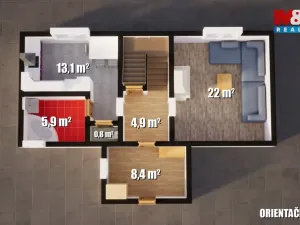 Prodej rodinného domu, Ohníč - Křemýž, 98 m2
