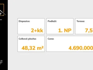 Prodej apartmánu, Mikulovice, 41 m2