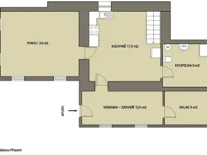 Prodej chalupy, Horní Kalná, 126 m2