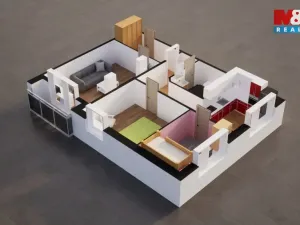 Prodej bytu 3+1, Jablonec nad Nisou, U Balvanu, 69 m2