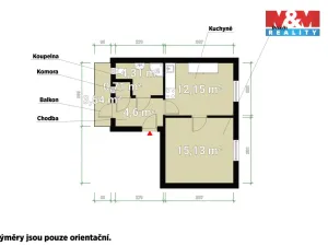 Pronájem bytu 1+1, Plzeň - Jižní Předměstí, Lukavická, 38 m2