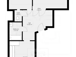 Pronájem bytu 2+1, Praha - Žižkov, Jeseniova, 75 m2