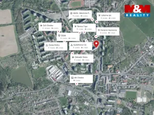 Pronájem bytu 3+1, Chodov, Husova, 61 m2