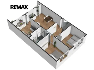 Pronájem bytu 3+1, Praha - Nusle, Kotorská, 60 m2