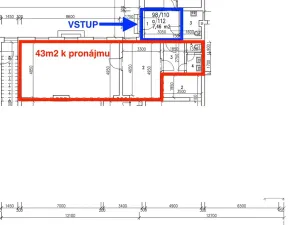 Pronájem obchodního prostoru, Ostrava, Mírová, 43 m2