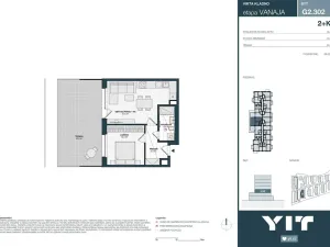 Prodej bytu 2+kk, Kladno, Unhošťská, 44 m2