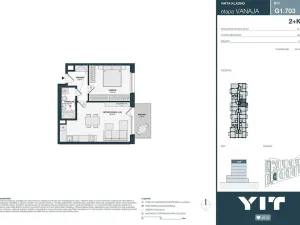 Prodej bytu 2+kk, Kladno, Unhošťská, 49 m2