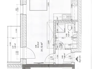 Prodej bytu 1+kk, Plzeň, Zahradní, 36 m2