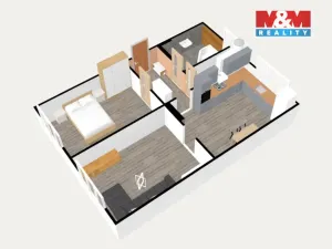Prodej bytu 2+1, Chodov, Horní, 60 m2