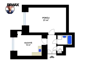 Prodej bytu 1+1, Praha - Vršovice, Vršovické náměstí, 42 m2