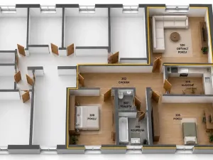 Prodej bytu 3+1, Ostrava, U Kapličky, 83 m2