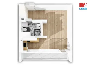 Pronájem bytu 1+kk, Slaný, Na Dolíkách, 33 m2