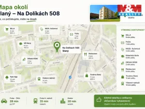 Pronájem bytu 1+kk, Slaný, Na Dolíkách, 33 m2
