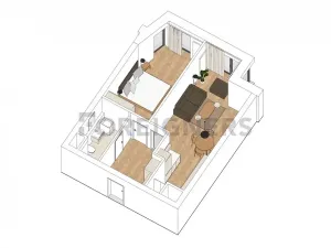 Pronájem bytu 2+kk, Brno, Jaselská, 51 m2