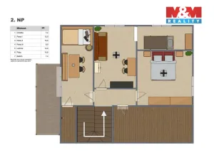 Prodej rodinného domu, Kamýk nad Vltavou, 120 m2