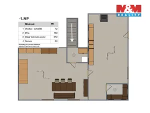 Prodej bytu 5+1, Chlumec nad Cidlinou - Kladruby, 139 m2