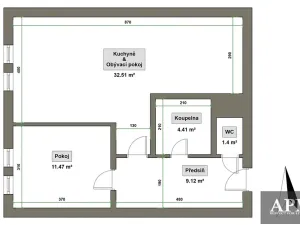 Pronájem bytu 2+kk, Uherský Brod, Naardenská, 59 m2