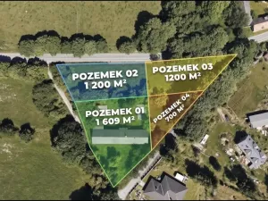 Prodej pozemku, Zbinohy, 1609 m2