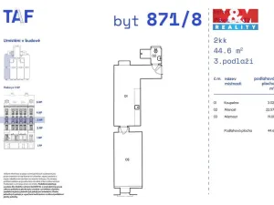 Pronájem bytu 2+kk, Praha - Smíchov, Plzeňská, 45 m2
