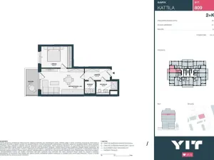 Prodej bytu 2+kk, Praha - Kamýk, Imrychova, 48 m2