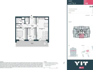 Prodej bytu 3+kk, Praha - Kamýk, Imrychova, 68 m2