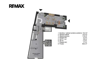 Pronájem restaurace, Plzeň, Americká, 210 m2