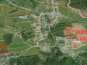Prodej pozemku pro bydlení, Pohoří, 428 m2