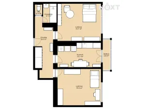 Prodej bytu 2+1, Praha - Košíře, Plzeňská, 65 m2