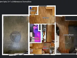 Pronájem bytu 2+1, Domažlice, Mánesova, 58 m2