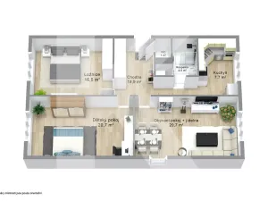Prodej bytu 3+1, Karlovy Vary, Klínovecká, 86 m2