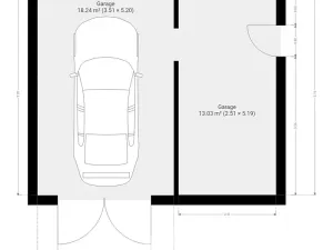 Prodej garáže, Batelov, 48 m2