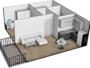 Pronájem bytu 2+kk, Brno, třída Generála Píky, 56 m2
