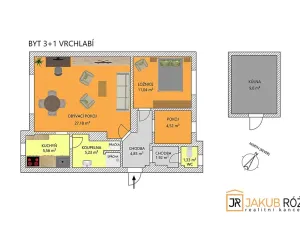 Prodej bytu 3+1, Vrchlabí, Dělnická, 71 m2