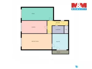 Prodej bytu 3+1, Bohumín - Nový Bohumín, Čáslavská, 60 m2