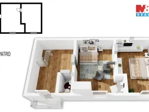 Pronájem bytu 3+1, Hrušov, 97 m2