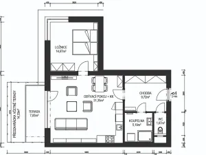 Prodej bytu 2+kk, Ústí nad Orlicí, Kladská, 66 m2