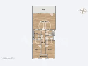 Prodej bytu 3+kk, Horoměřice, Komenského, 72 m2