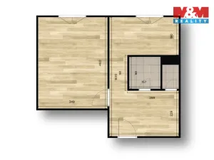 Prodej bytu 1+1, Vrdy, Sluneční, 35 m2