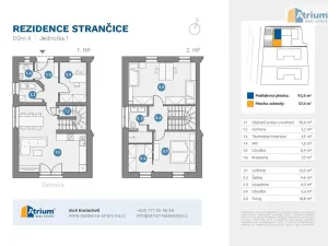 Prodej bytu 4+kk, Strančice, 93 m2